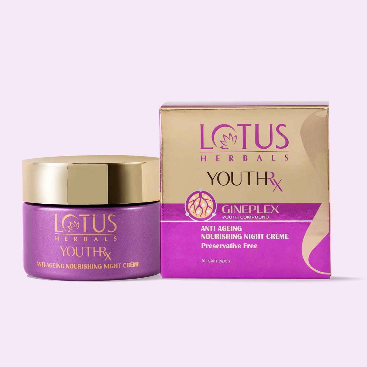 Buy Lotus Herbals YouthRx Anti Ageing Nourishing Night Cream - Purplle