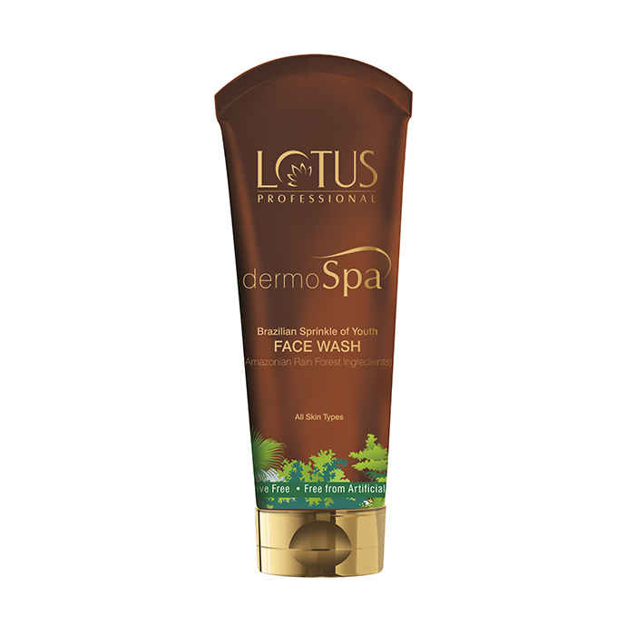Buy Lotus Professional DermoSpa Brazilian Sprinkle Of Youth Anti Ageing Face Wash | Preservative free | 80g - Purplle