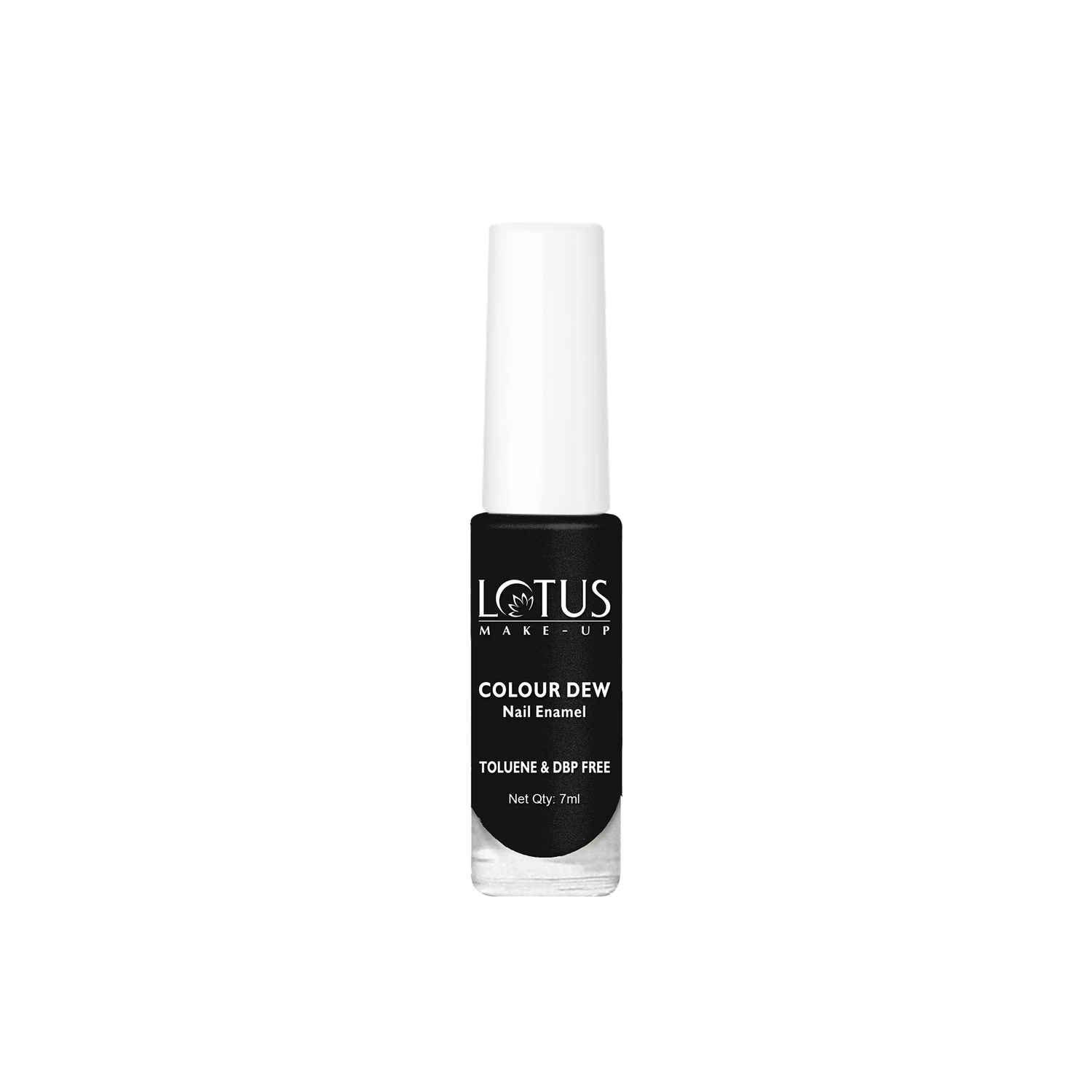 Buy Lotus Make Up Nail Enamel Black Angel 83 (7 ml) - Purplle