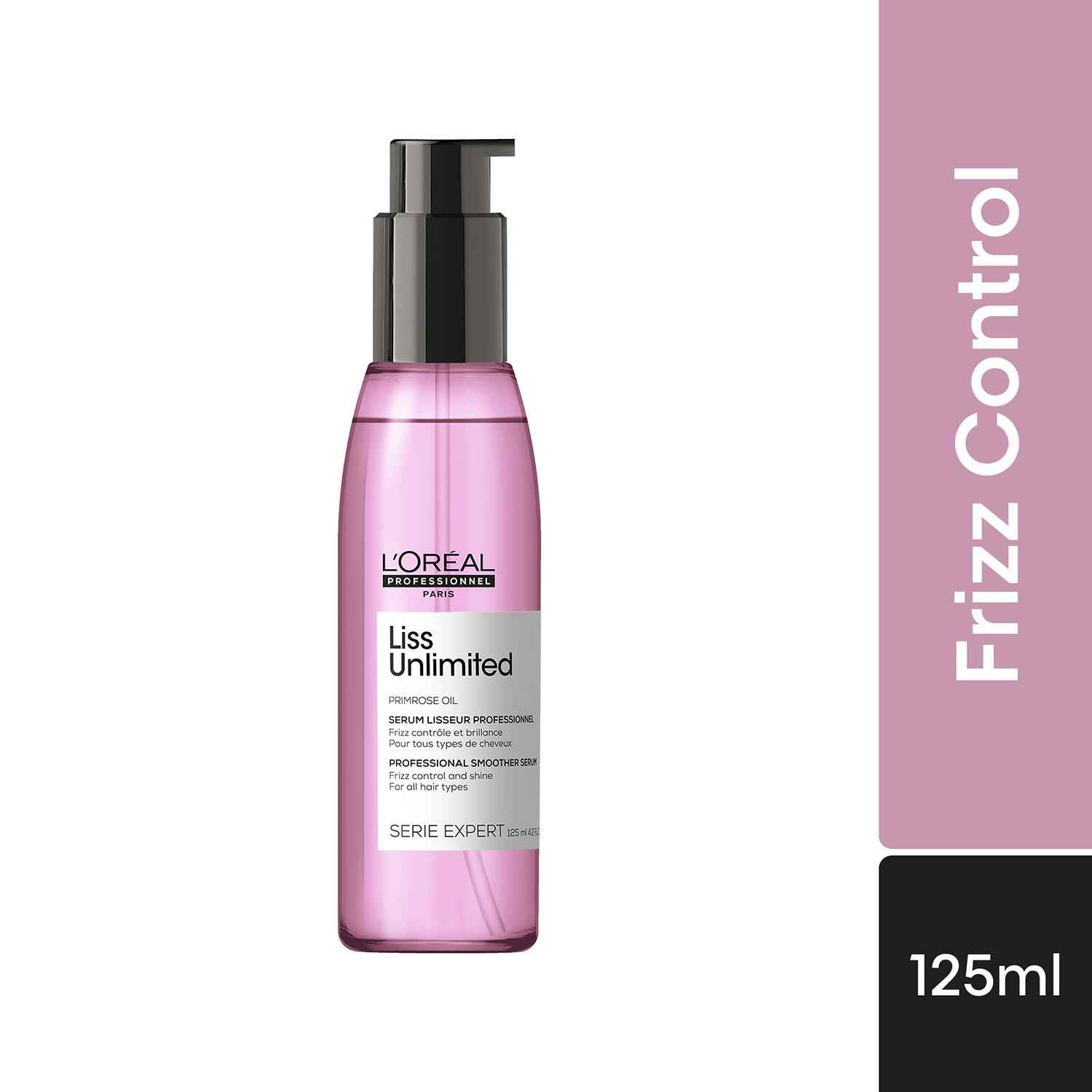 Buy L'Oreal Professionnel Liss Unlimited Leave-In Hair Serum for Frizzy & Unruly Hair 125 ml - Purplle