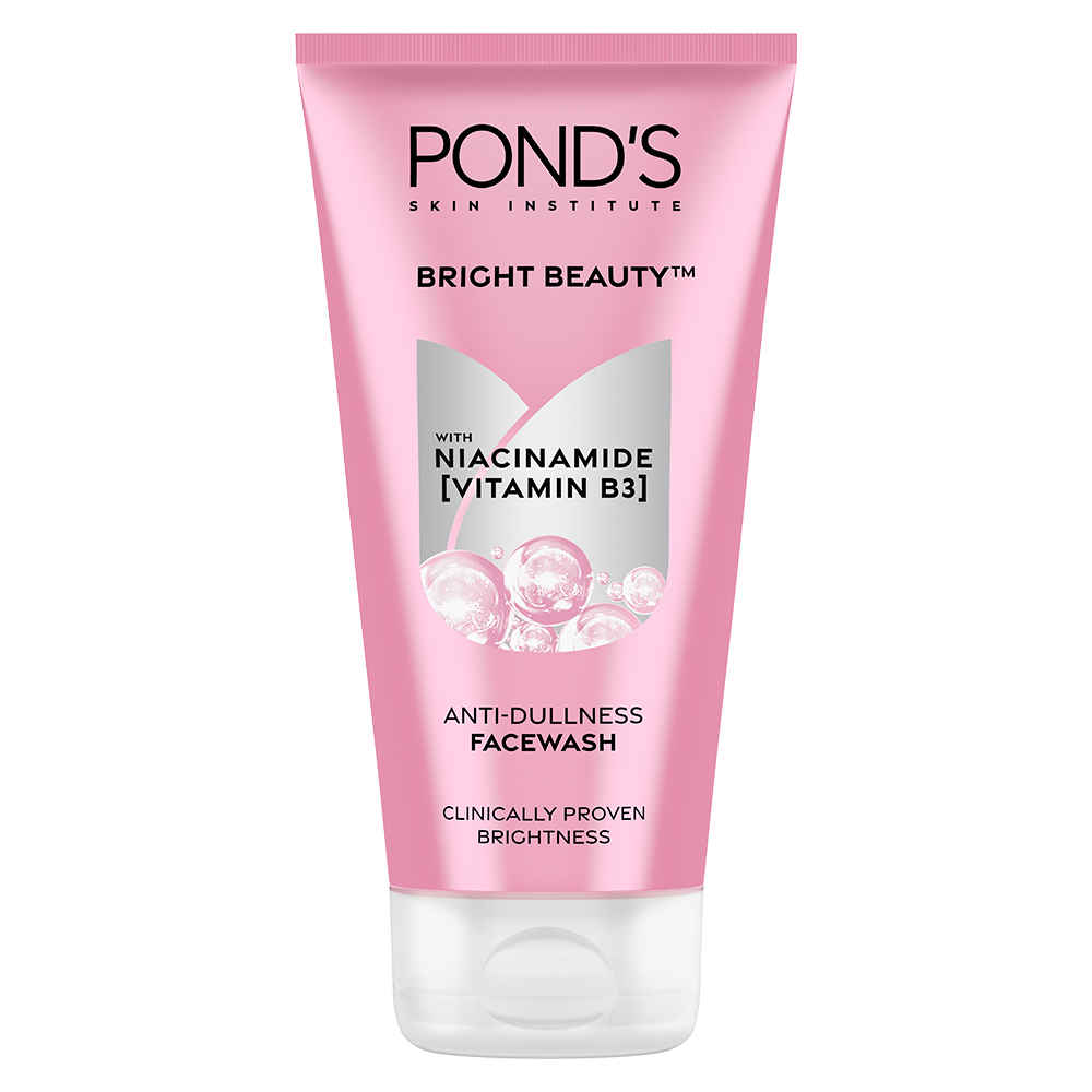 Buy Ponds Bright Beauty Facewash with Niacinamide |For Glass Skin-like Shine | Enriched with Vitamin B3| 150 gm - Purplle