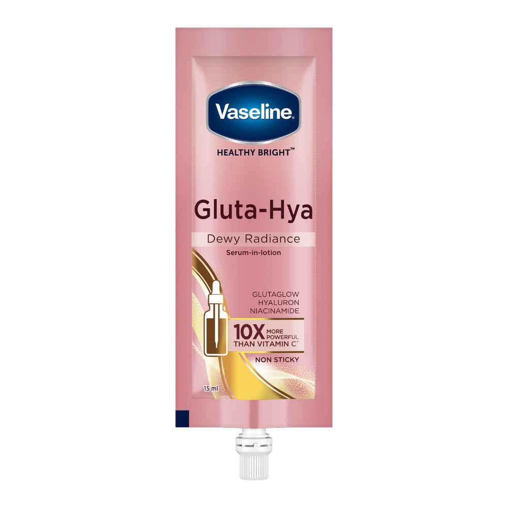 Buy Vaseline Gluta Hya Dewy Radiance Body Lotion 15 ml - Purplle