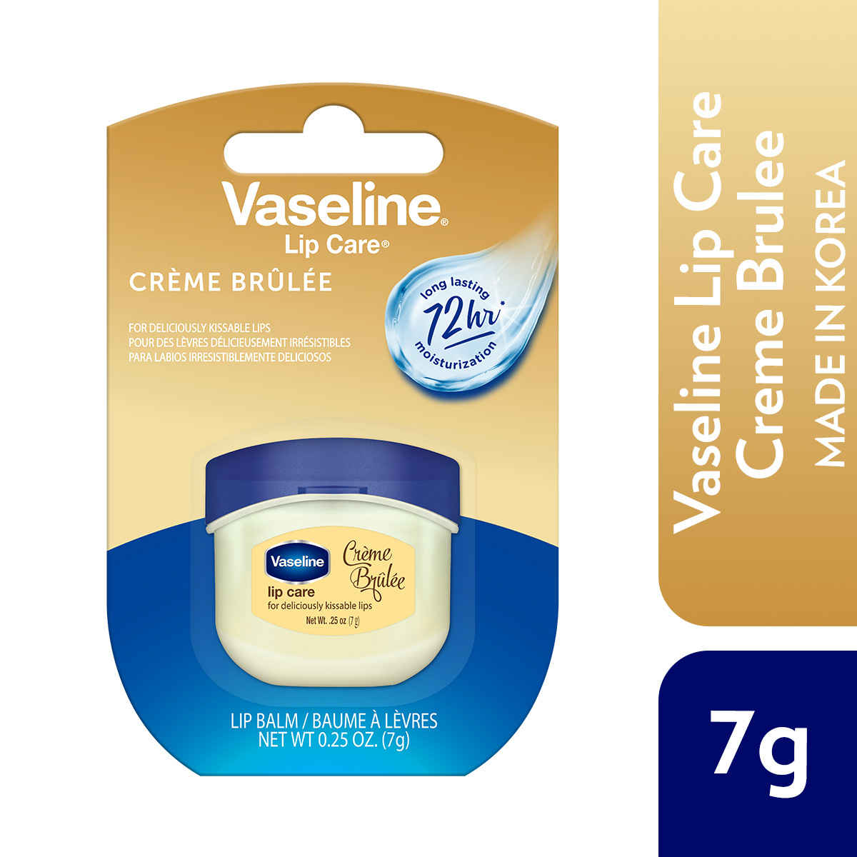 Buy Vaseline Lip Care Creme Brulee Nude Lip Balm 7 gm - Purplle