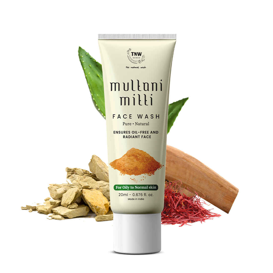 Buy TNW The Natural Wash Multani Mitti Face Wash - 20 ml - Purplle