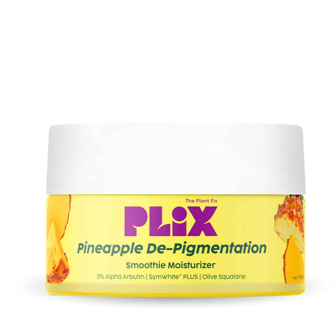 Buy PLIX Pineapple Moisturizer for Pigmentation & Dark Spots | With Alpha Arbutin, 4% SymWhite® PLUS & 1% Olive Squalane | De-Pigmentation & Brightening Cream | For Even-Toned Skin | 48 gm - Purplle
