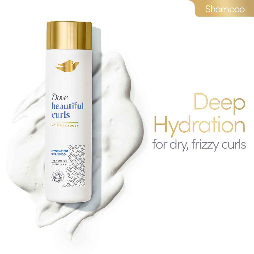 Buy Dove Beautiful Curls Hydrating Shampoo 270 ml - Purplle