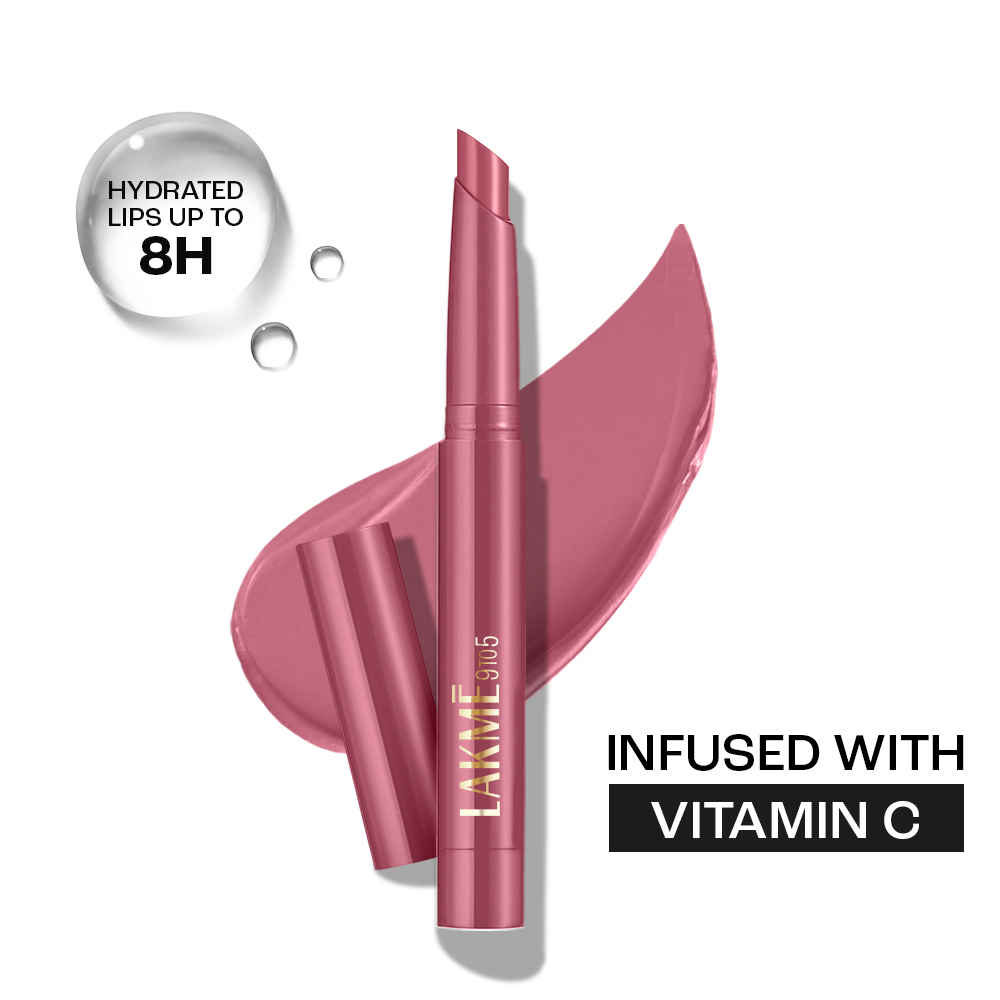 Buy Lakme 9 to 5 Forever Matte Lip Crayon, Moment Mauve, 1.1 gm with Vitamin C, Long-lasting Hydration - Purplle