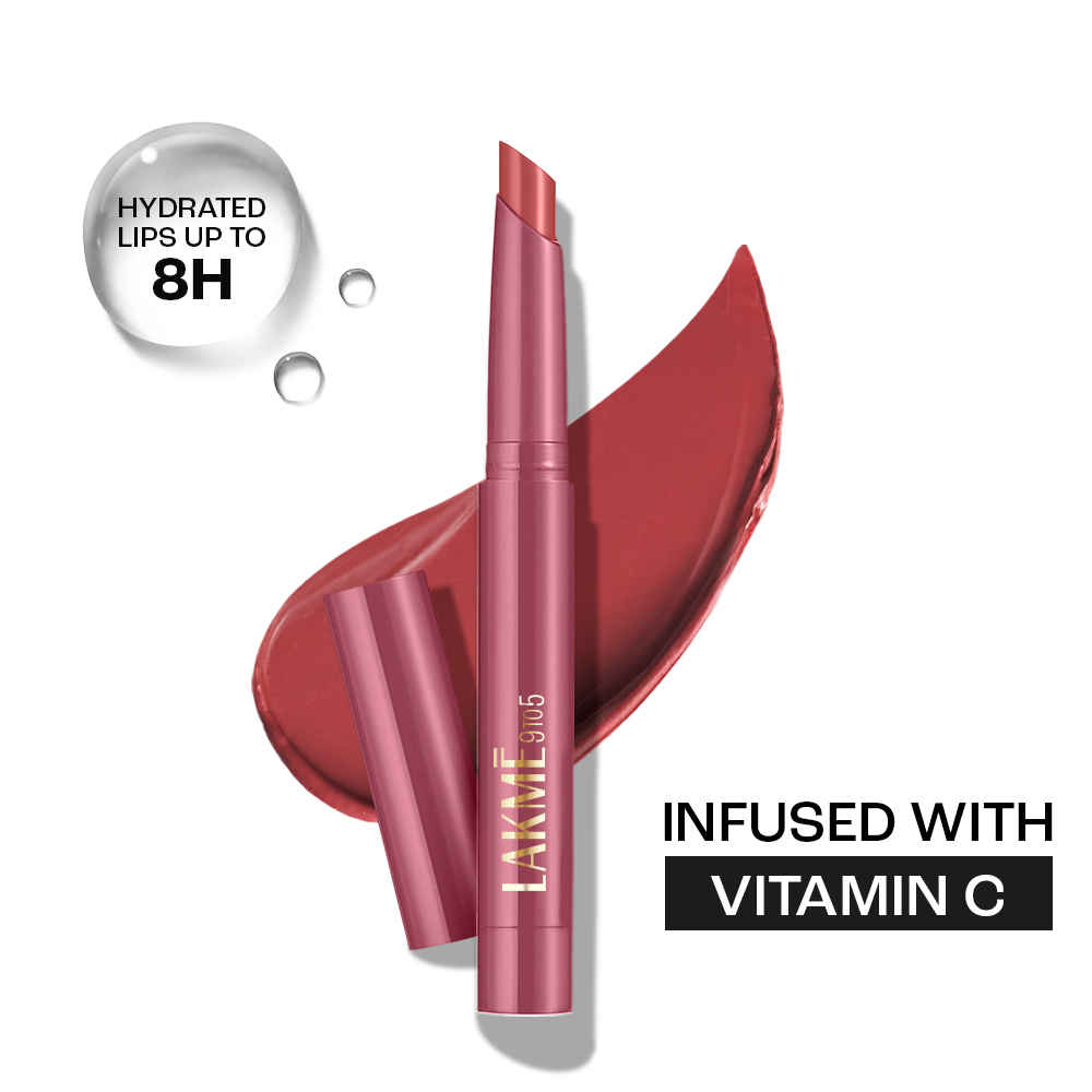 Buy Lakme 9 to 5 Forever Matte Lip Crayon, Edgy Nude, 1.1 gm with Vitamin C, Long-lasting Hydration - Purplle