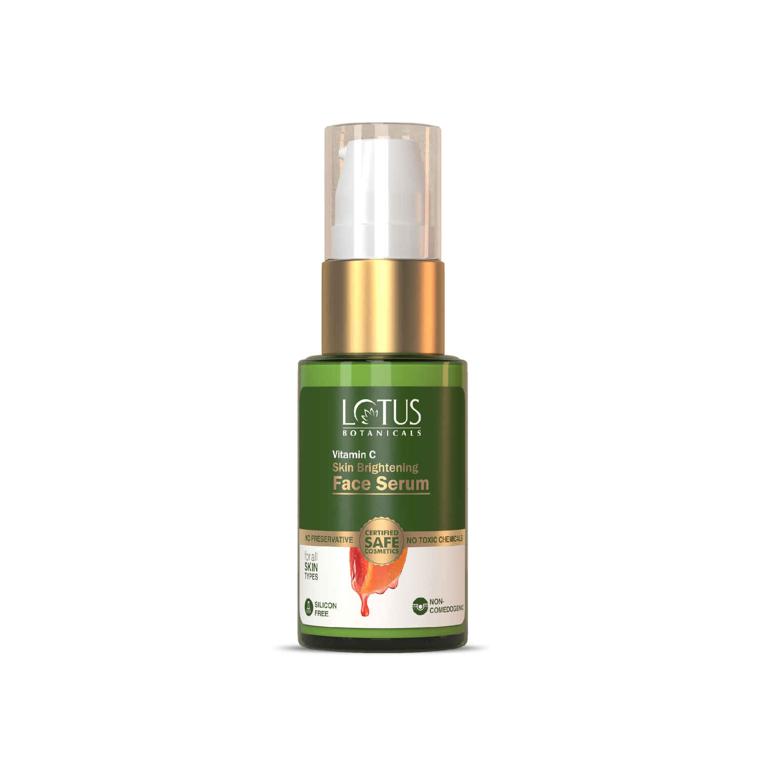 Buy Lotus Botanicals Skin Brightening Face Serum | Vitamin C | Recovers and Repairs Dull Skin | Silicon & Chemical Free | All Skin Types | 30 gm - Purplle