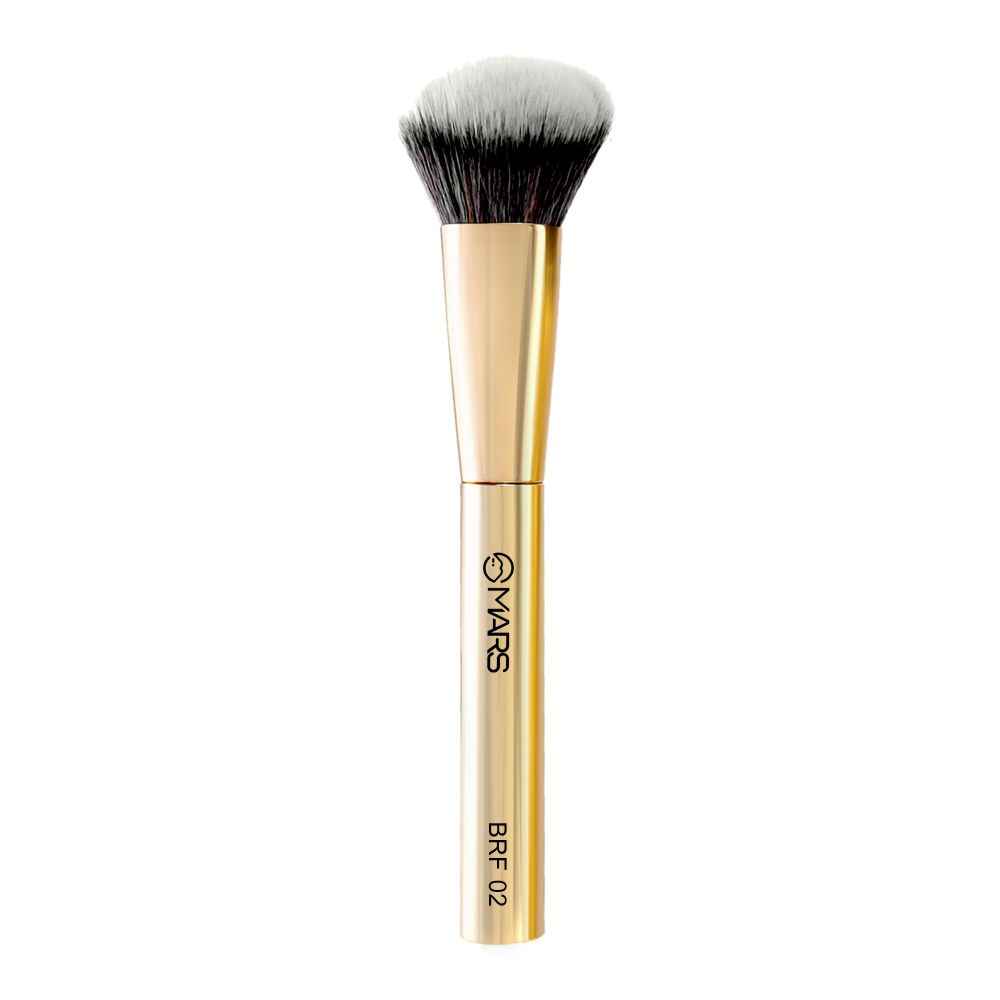 Buy MARS Artist's Arsenal Professional Bronzer Makeup Brush for Face & Cheeks | Feather Soft Touch & High Density | Precise Synthetic Bristle | Luxe Packaging makeup brush (Golden) - Purplle