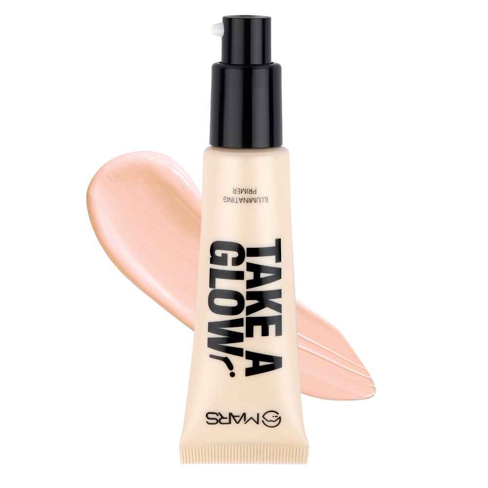 Buy MARS Take a Glow Illuminating Primer | Blurs Pores | Dewy Finish Primer for Face Makeup (30 ml) (01-MOON GLOW) - Purplle