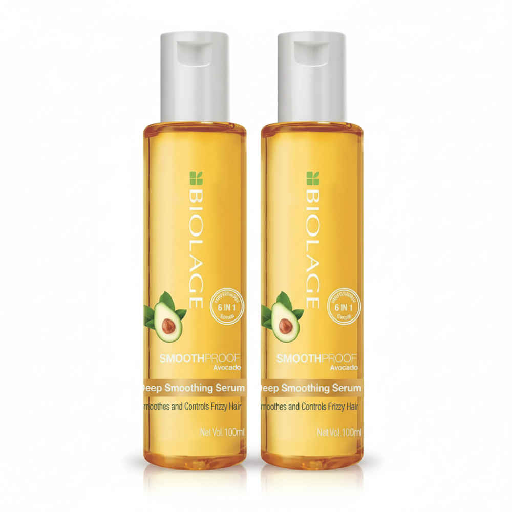 Buy Biolage Professional Anti-Frizz 6-in-1 Hair Serum Pack of 2 (100 ml * 2) - Purplle