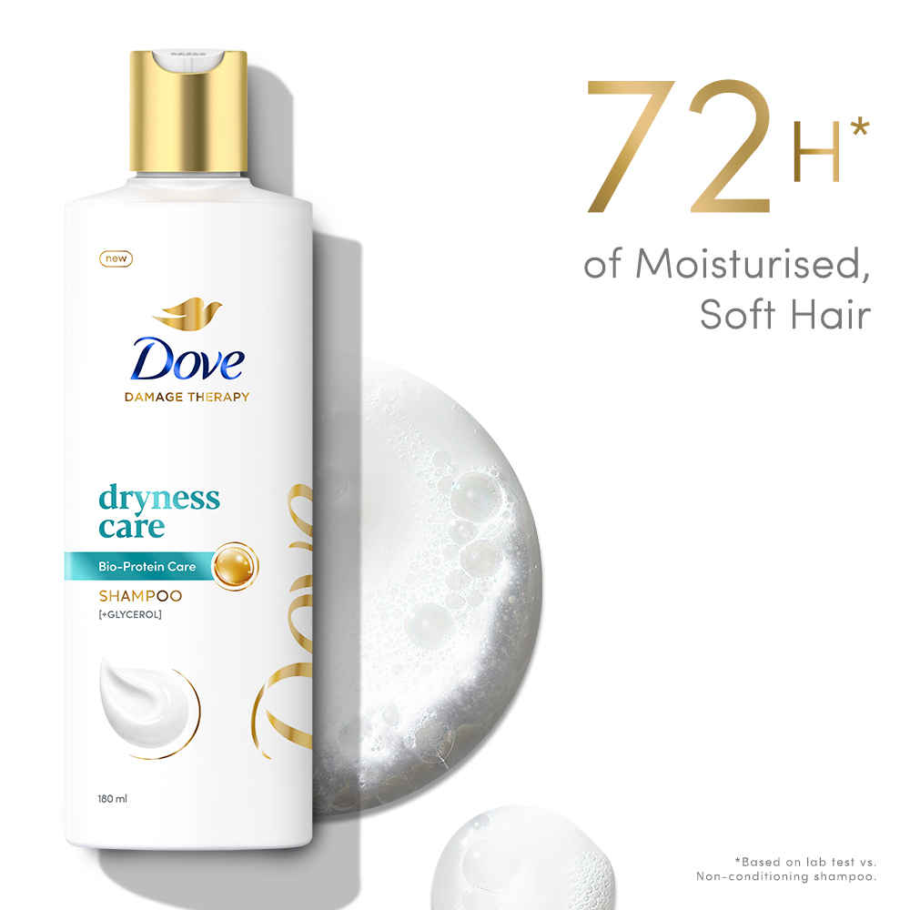 Buy Dove Dryness Care Shampoo (180 ml) - Purplle