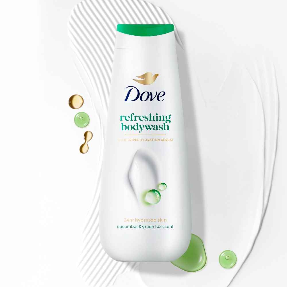 Buy Dove Refreshing Bodywash with Triple Hydration Serum, 300 ml - Purplle