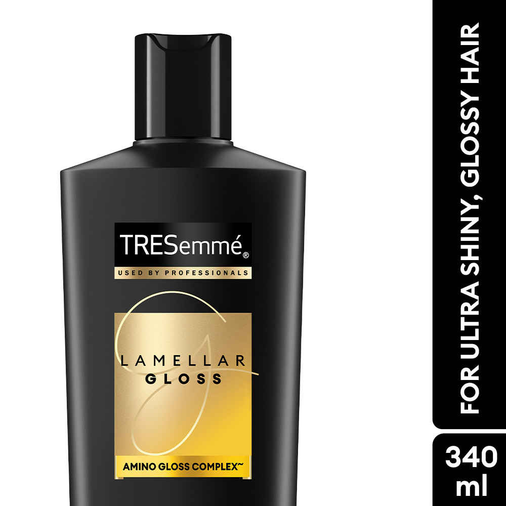 Buy Tresemme Lamellar Gloss Shampoo, with Amino Gloss Complex, for Ultra Shiny, Glossy hair, 340 ml - Purplle