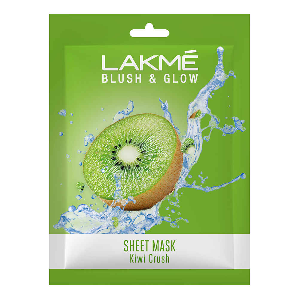 Buy Lakme Blush & Glow Kiwi Sheet Mask, 25 ml - Purplle