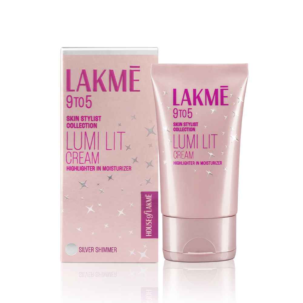 Buy Lakme Lumi Strobe Cream - Highlighter + Moisturizer + Primer With Hyaluronic Acid & Niacinamide - Silver| 60 gm - Purplle