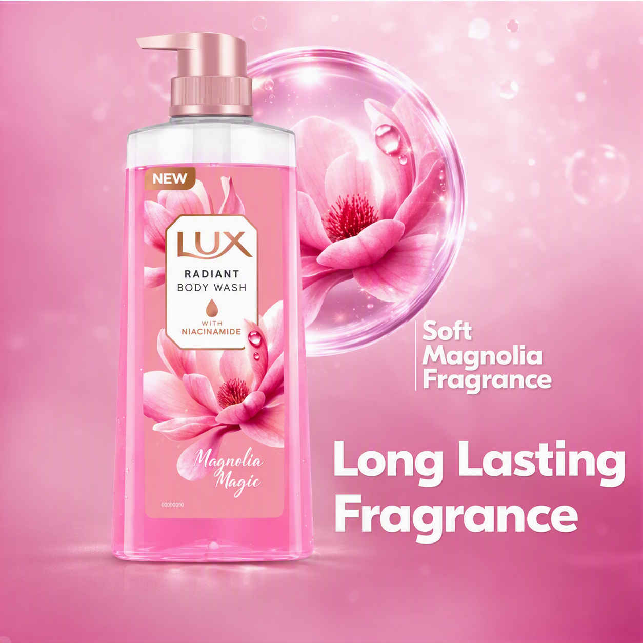 Buy Lux Soft Rose Bodywash Shower Gel with Niacinamide| Long Lasting, Gives Radiant Glow & Deep Cleanses| For All Skin Types| 750 ml - Purplle