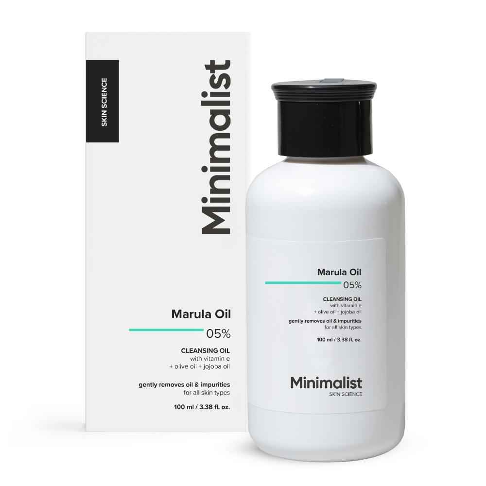 Buy Minimalist Marula Oil 05% Cleansing Oil (100 ml) - Purplle