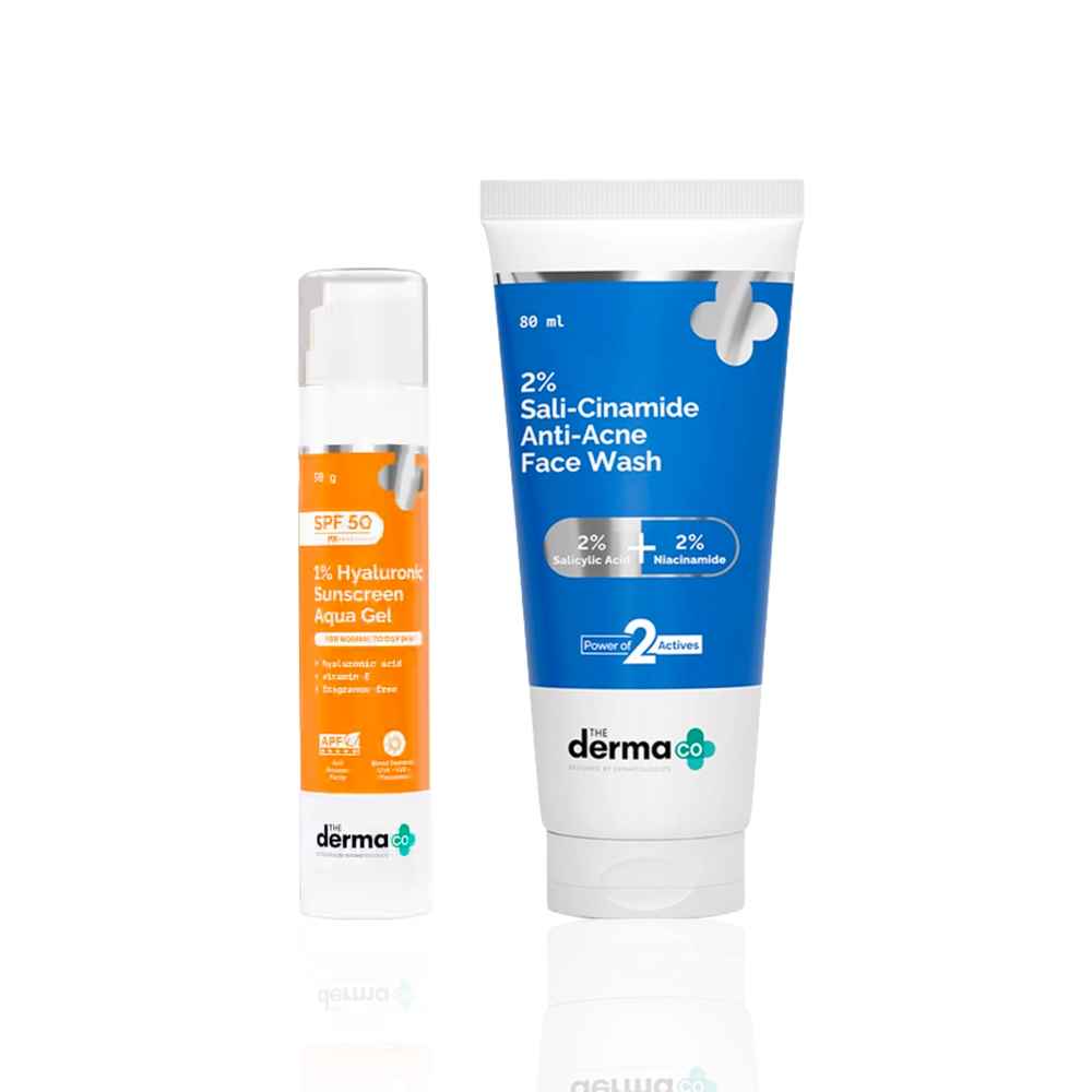 Buy The Derma Co. Daily Duo ( Face Wash + Sunscreen) - Combo of 2 - Purplle