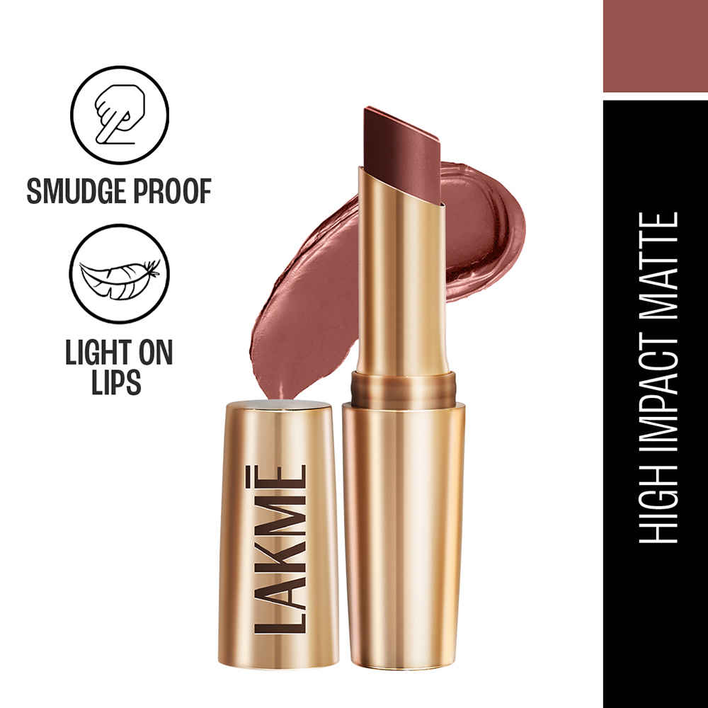 Buy Lakme 9to5 Powerplay Priming Matte Lipstick, Lasts 16hrs, Coffee Command, 3.6 gm - Purplle