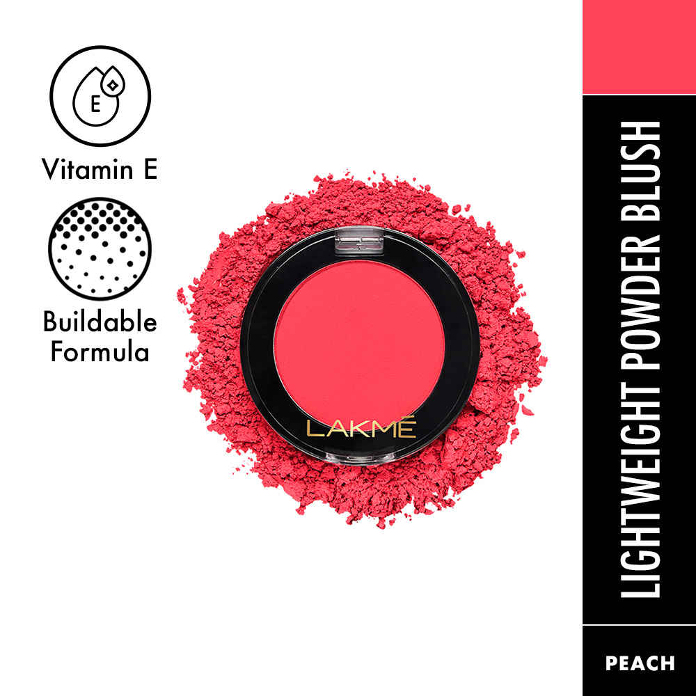 Buy Lakme Face It Blush Peppy Peach B4 4 gm - Purplle