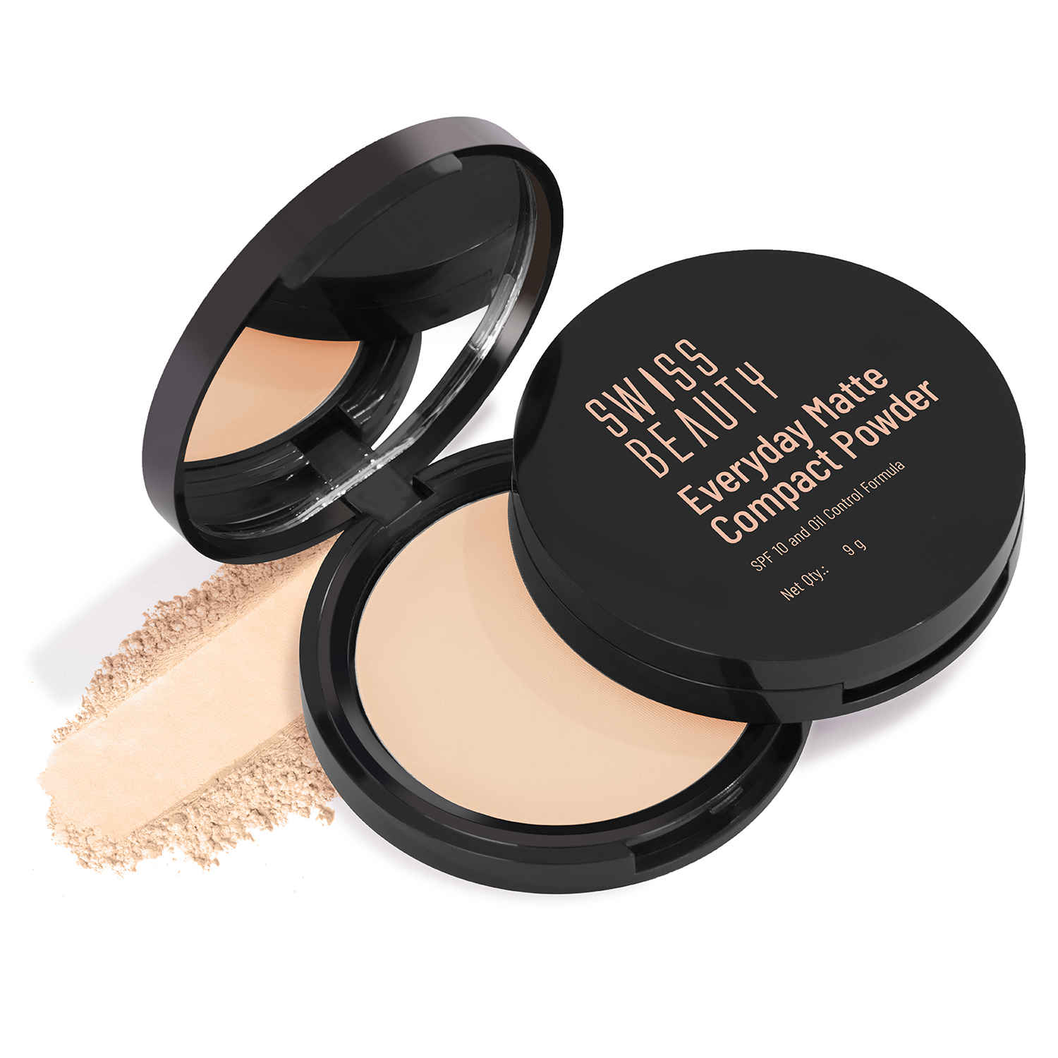 Buy Swiss Beauty Everyday Matte Compact with SPF 10- 4 Honey 9 gm - Purplle