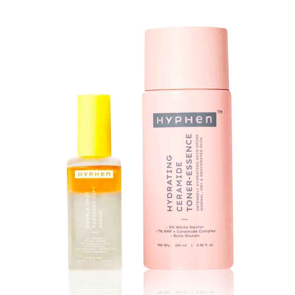 Buy Hyphen Ceramide Toner + Radiance Serum, Skincare Kit, Combo of 2 - Purplle