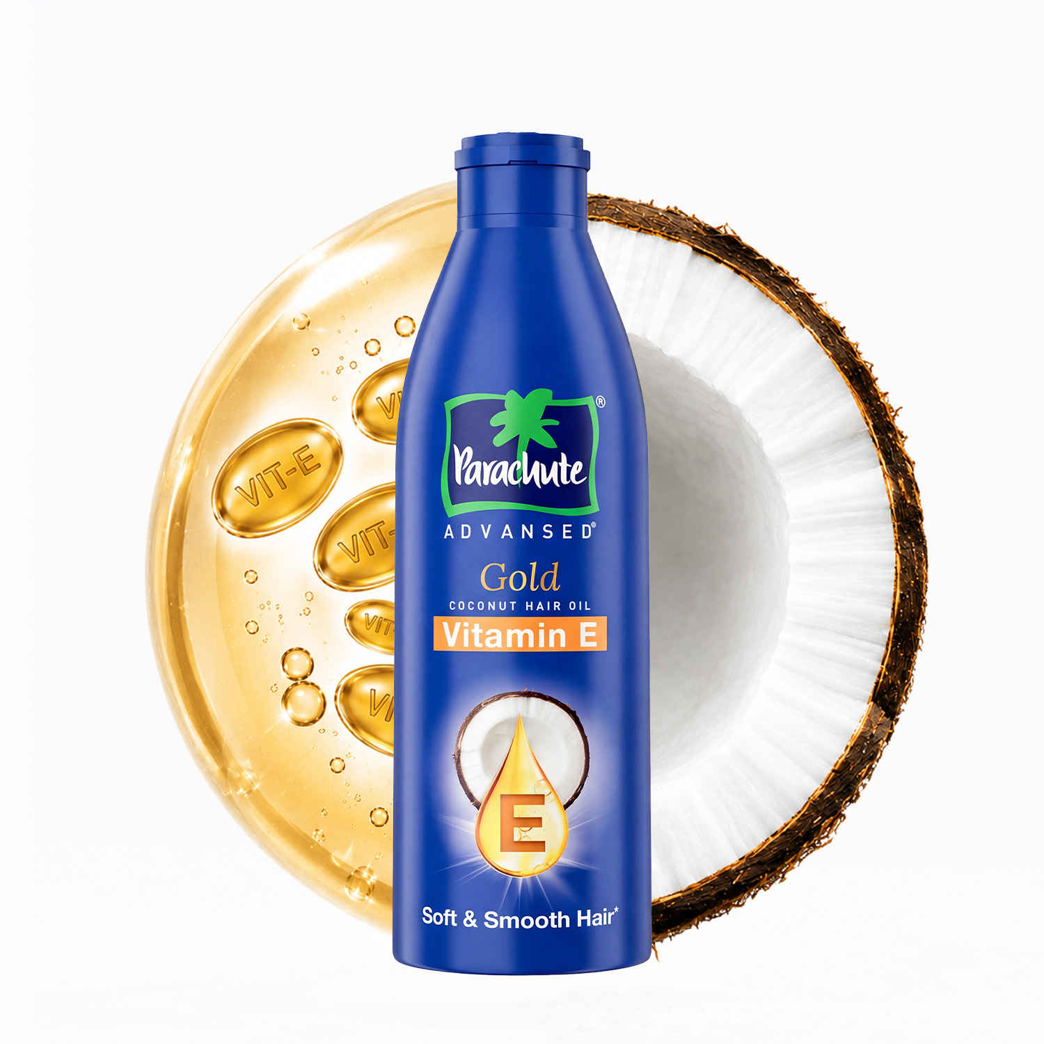 Buy Parachute Advansed Gold Vitamin E Coconut Hair Oil| Long & Soft Hair | For All Hair Type| No Paraben & Silicones| 300 ml - Purplle