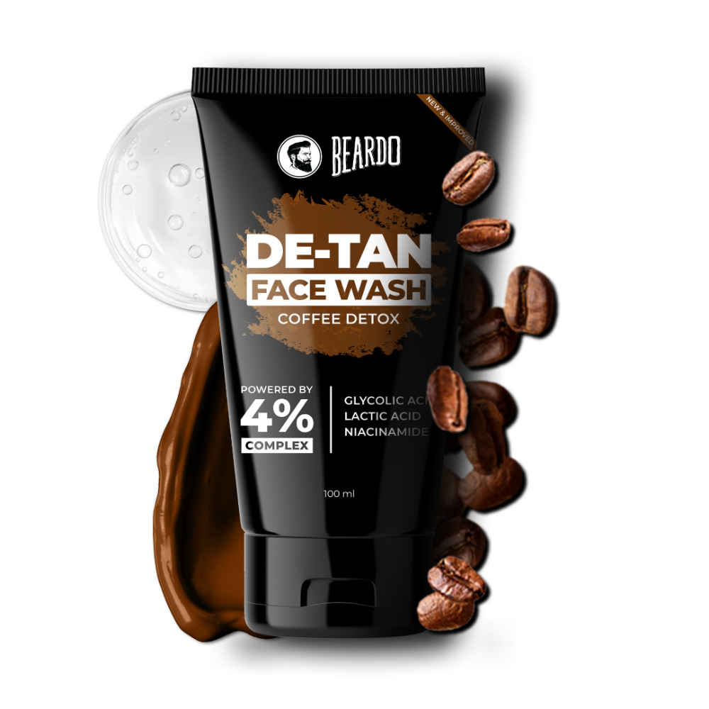 Buy Beardo DeTan Coffee Face Wash 50 dia 100 ml V3 - Purplle