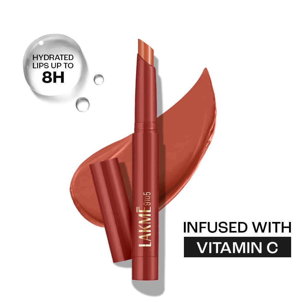 Buy Lakme 9 to 5 Forever Matte Lip Crayon, Classic Nude, 1.1 gm with Vitamin C, Long-lasting Hydration - Purplle
