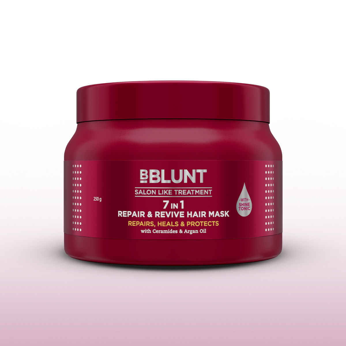 Buy Bblunt 7 in 1 Repair & Revive Hair Mask for Upto 100% Damage Repair - 250 gm Addresses 7 Signs of Hair Damage | Enriched with Ceramides & Argan Oil - Purplle