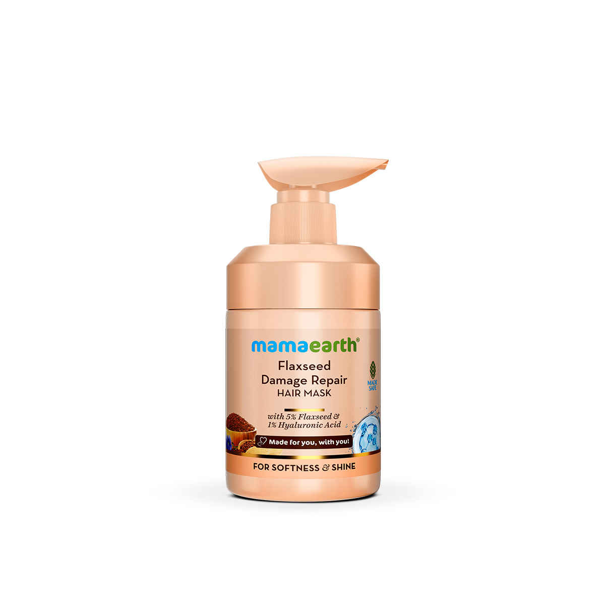 Buy Mamaearth Flaxseed Damage Repair Hair Mask (300 ml) - Purplle