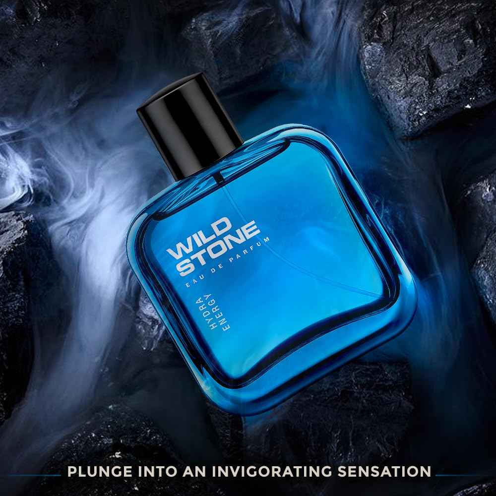 Buy Wild Stone Hydra Energy Premium Eau De Parfum for Men, 50 ml|Long Lasting Perfume|Luxury Perfume for Men - Purplle