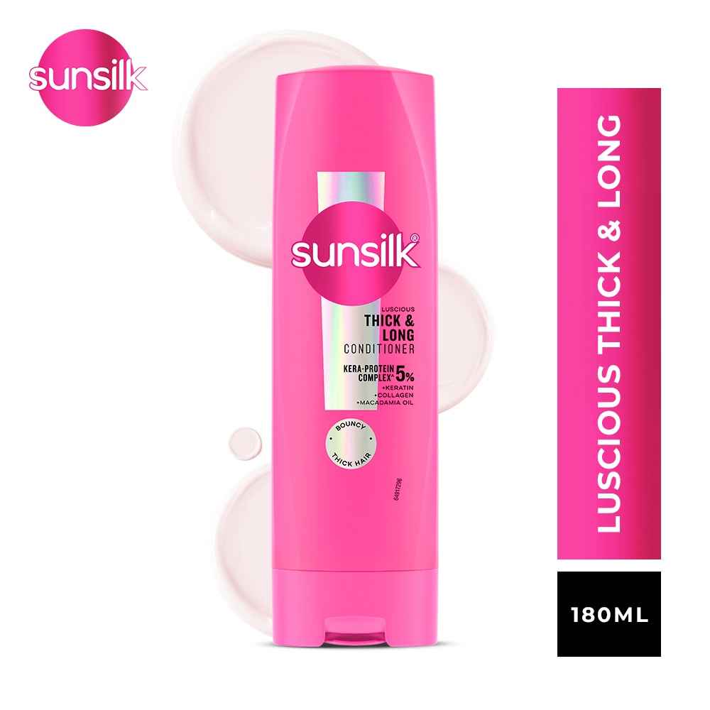 Buy Sunsilk Luscious Thick & Long Conditioner 180 ml - Purplle