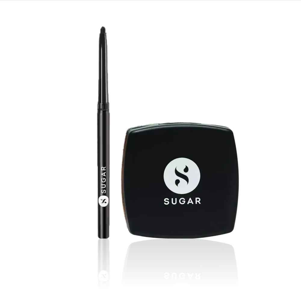 Buy Sugar Glam Kit - SUGAR Cosmetics All Set To Go Translucent Powder For Face 7 gm White , SUGAR Cosmetics Kohl of Honour Intense Kajal 01 Black Out - 0.3 gm Combo of 2 - Purplle