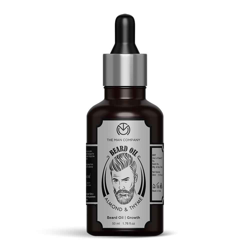 Buy The Man Company Beard Oil| Almond and Thyme| 50 ml - Purplle