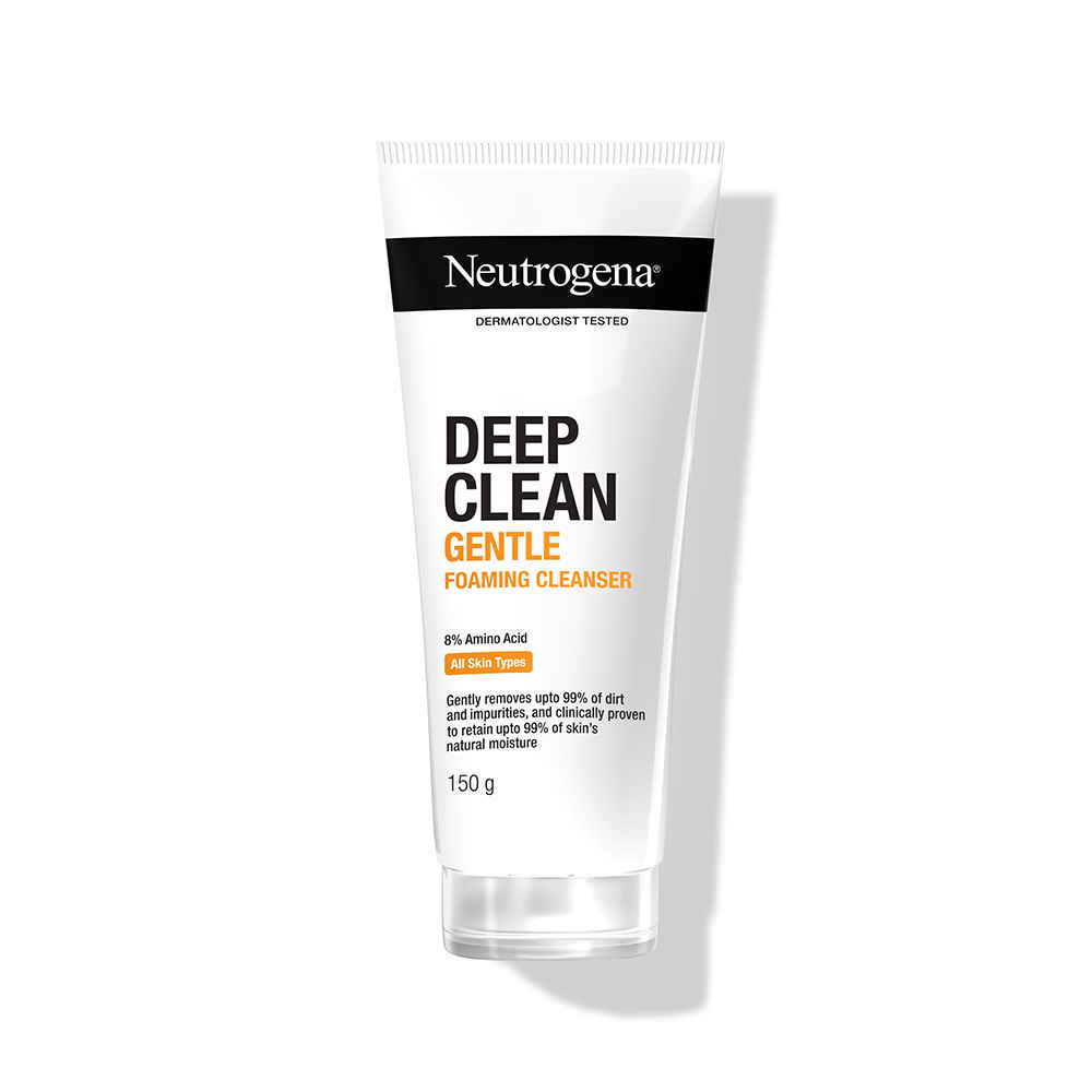 Buy Neutrogena Deep Clean Gentle Foaming Cleanser (150 gm) - Purplle