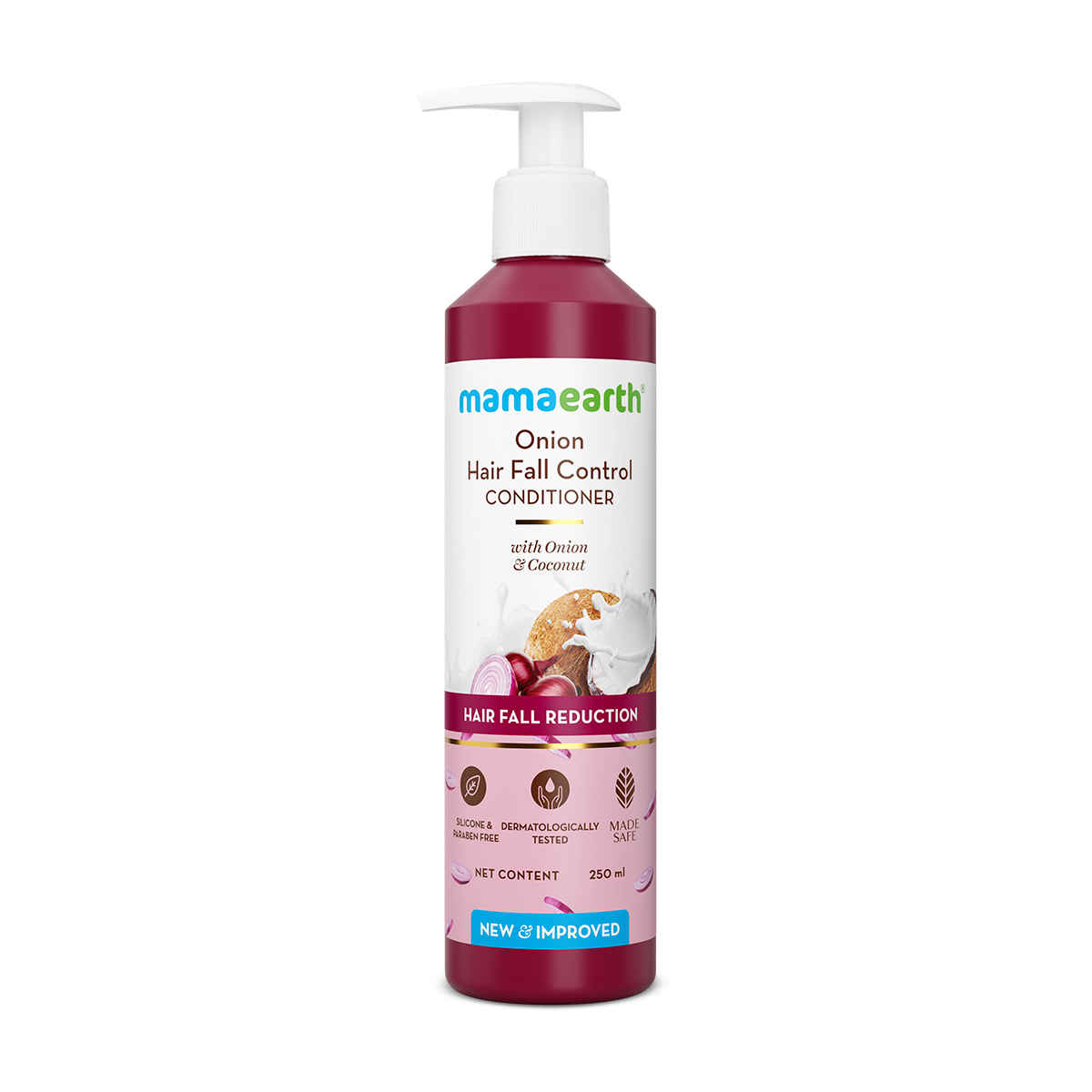 Buy Mamaearth Onion Conditioner for Hair Growth & Hair Fall Control with Coconut Oil (250 ml) - Purplle