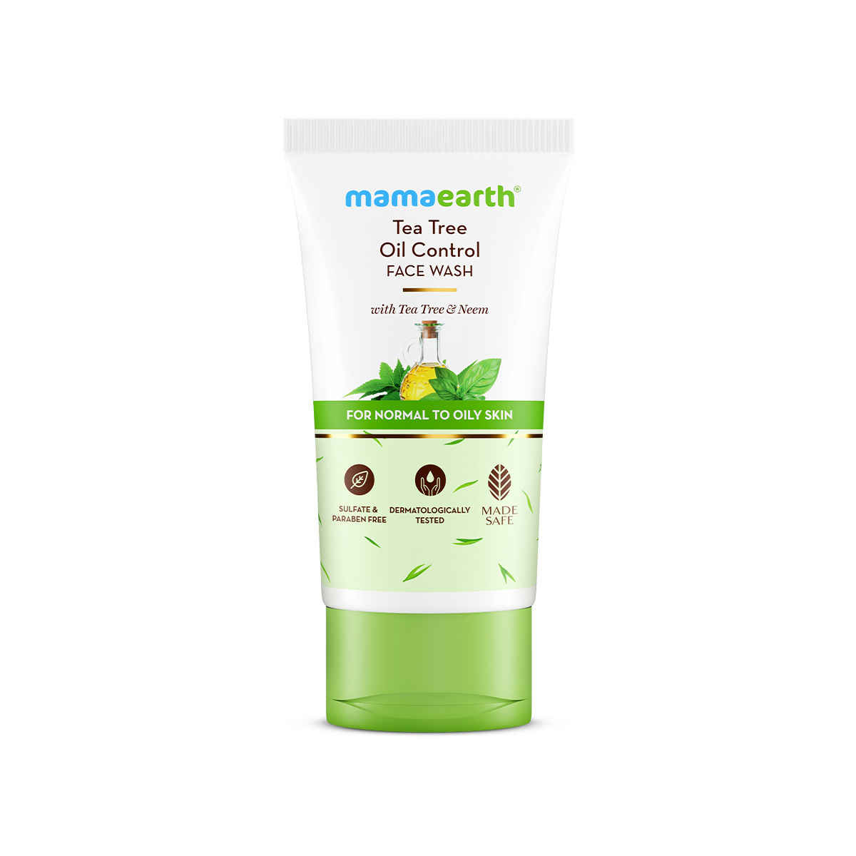 Buy Mamaearth Tea Tree Oil Control Face Wash with Tea Tree & Neem for Normal to Oily Skin - 150 ml Up to 12 Hrs Oil Control | Cleanses Gently | Controls Acne & Pimples - Purplle