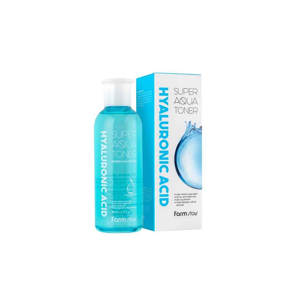 Buy Farmstay Toner Hyaluronic Acid Super Aqua Toner (200 ml) - Purplle