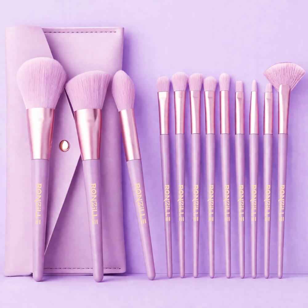 Buy Ronzille Professional Premium Makeup brush Set of 12 With Purplle Pouch - Purplle