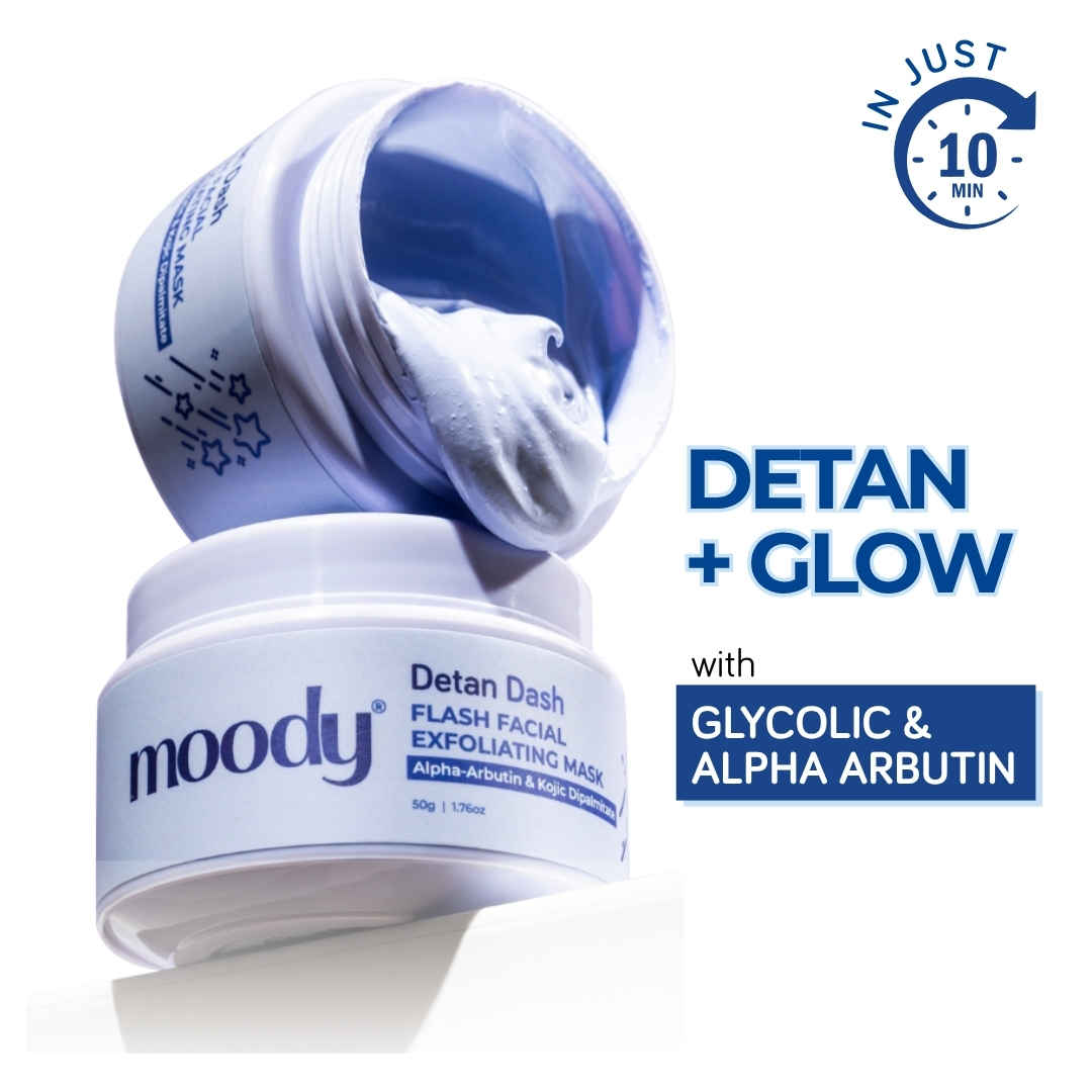 Buy Moody Detan Dash flash facial exfoliating Mask - 50 gm - Purplle