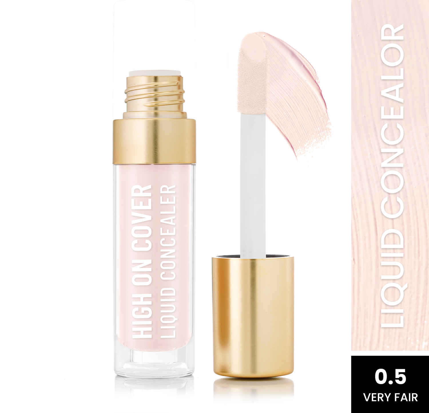 Buy Swiss Beauty Select High on Cover Liquid Concealer with No-Crease Formula | Matte Finish | Enriched with Vitamin E|0.5 Very Fair| 5.5 ml - Purplle
