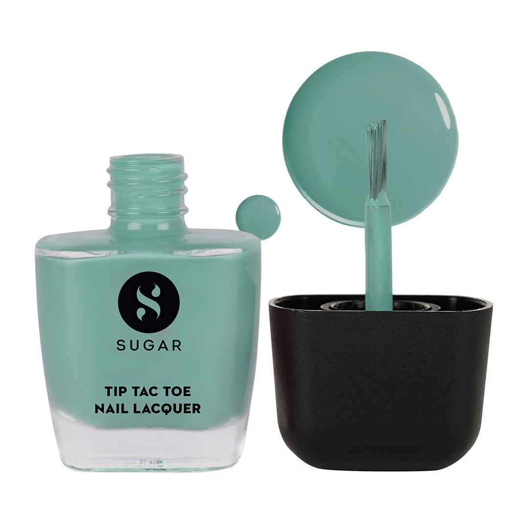 Buy SUGAR Cosmetics Tip Tac Toe Nail Lacquer Classic | Long-lasting, 100% Chip-resistant & Glossy Finish | 9 ml - 08 Sacred Sage - Purplle