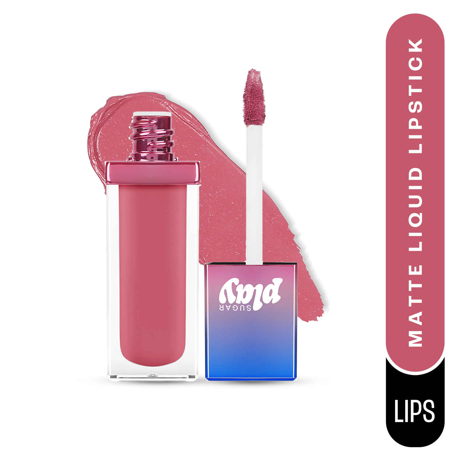 Buy SUGAR Play Vibe Check Liquid Matte Lipstick | 4.5 ml - 02 Finesse (Peach) - Purplle