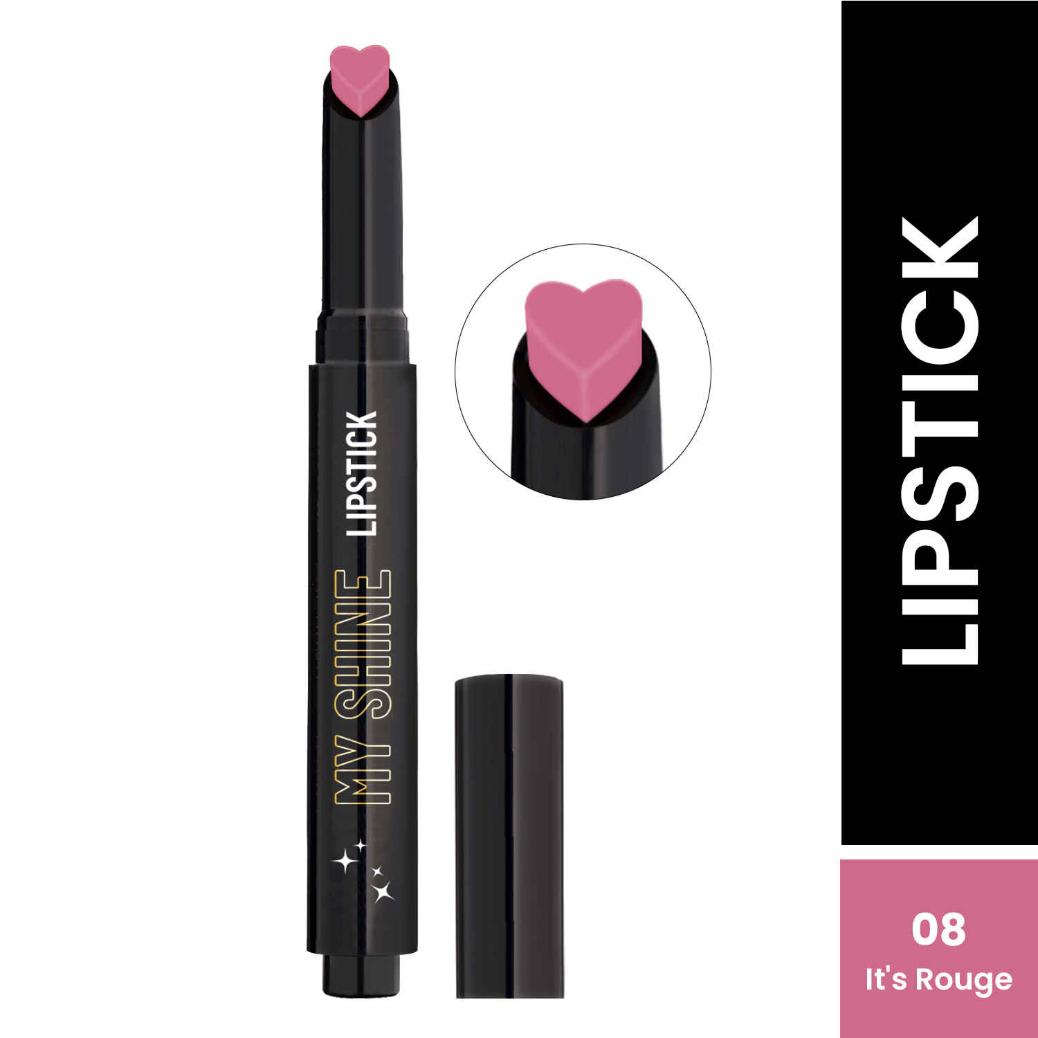 Buy Swiss Beauty Lipstick SB-LP13-08 Its Rouge - 5 gm - Purplle