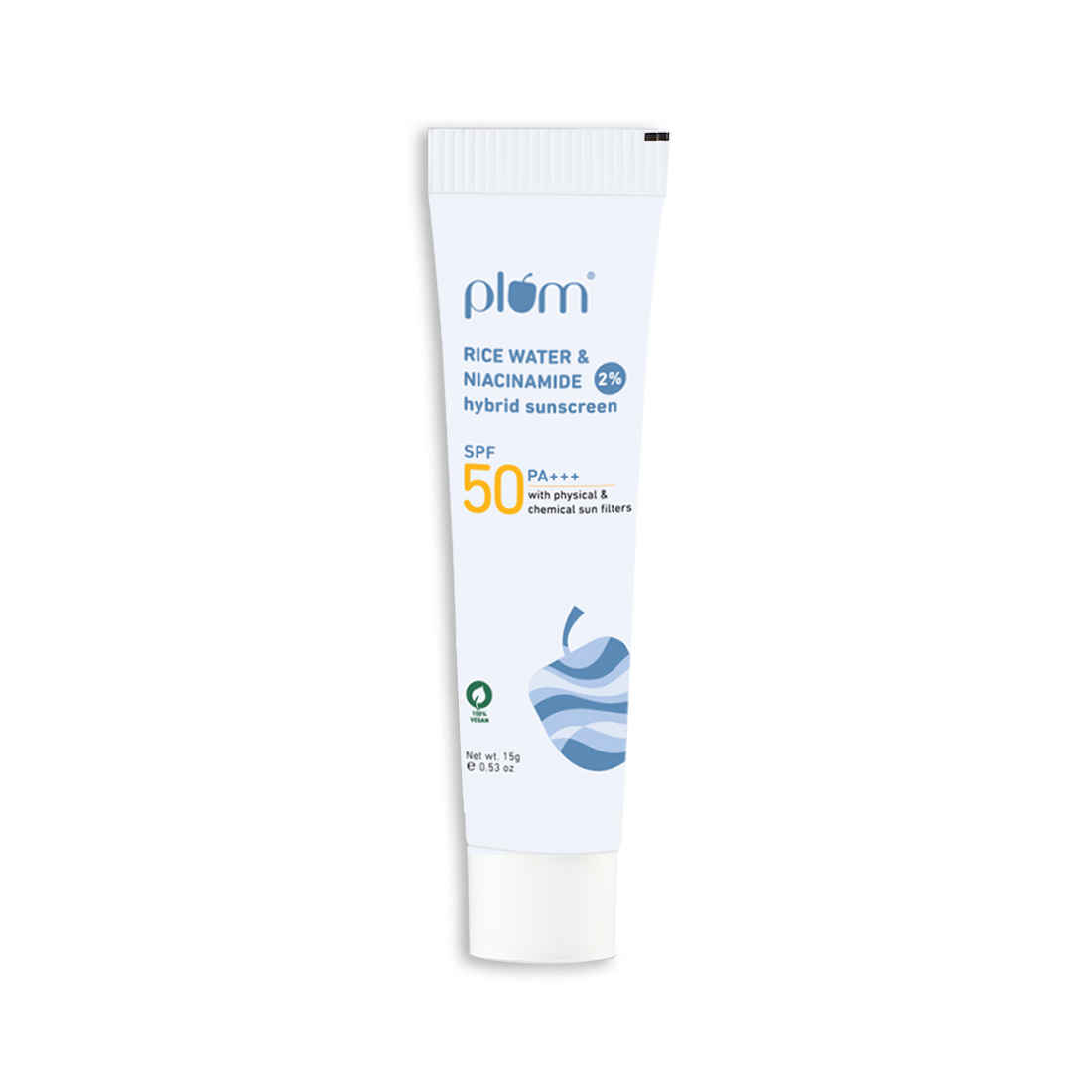 Buy Plum Rice Water & Niacinamide 2% Hybrid Sunscreen (15 gm) - Purplle