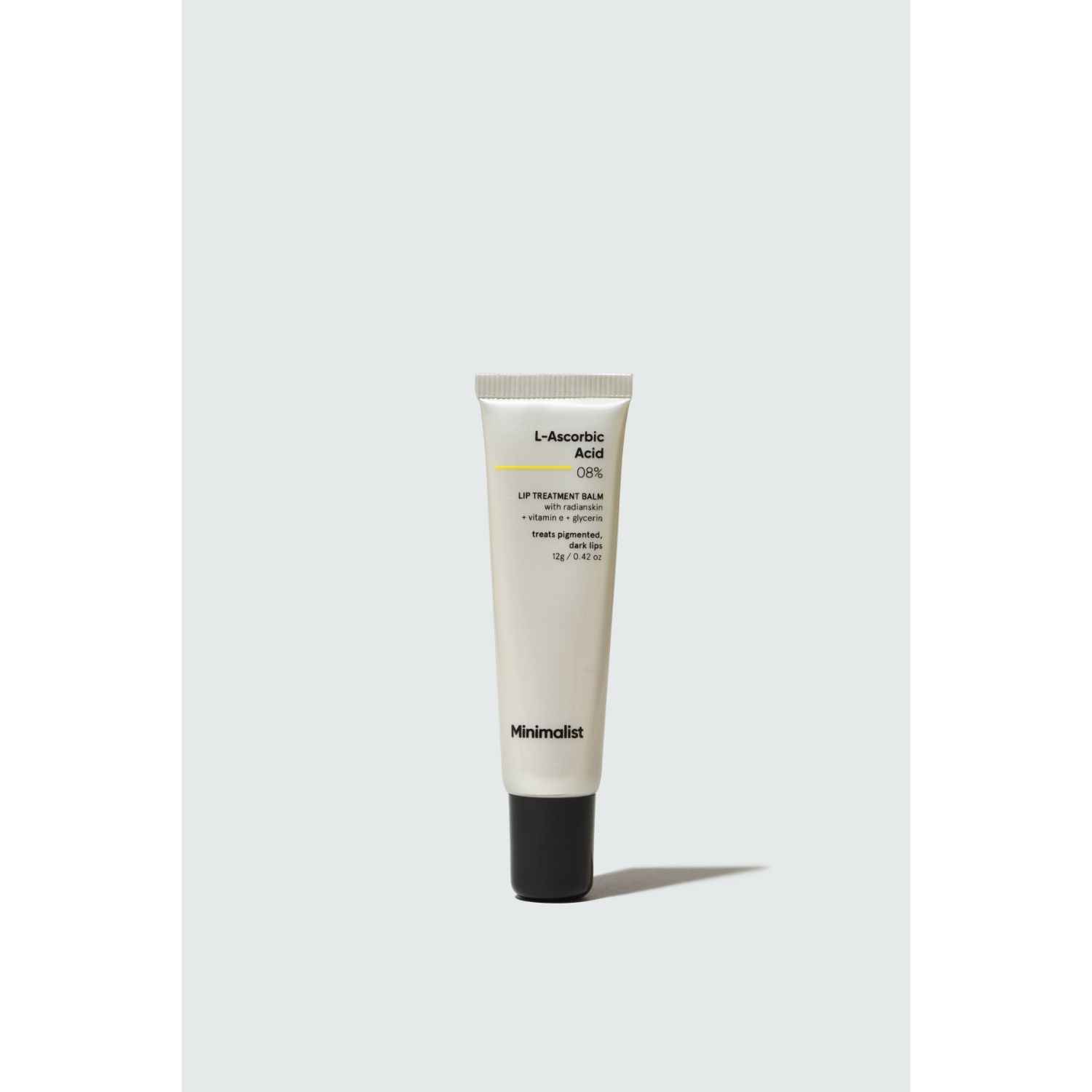 Buy Minimalist 8% L-Ascorbic Acid Lip Treatment Balm with Vitamin E, Radianskin & Gylcerine for pigmented & dark lips - Purplle