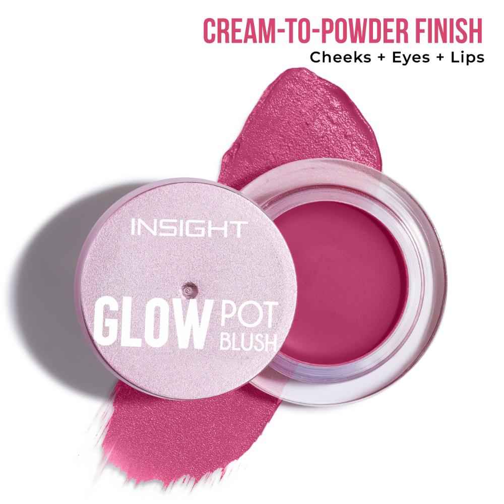Buy INSIGHT Glow Pot Blush - Blush Berry 5.5 gm - Purplle